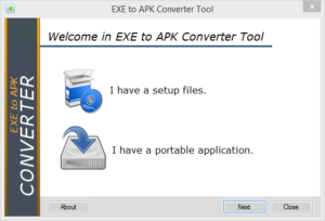 convert exe to apk on android