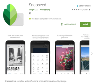 snapseed for pc google