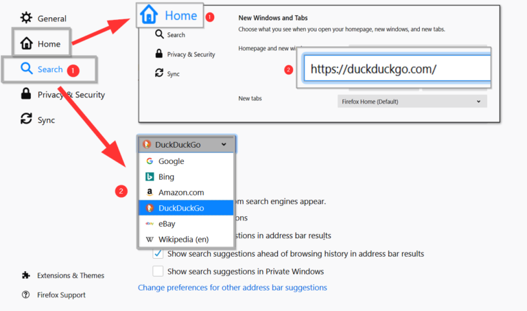 how to remove yahoo search from microsoft edge