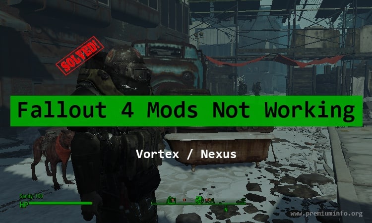 mods not working fallout 4
